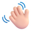Waving hand